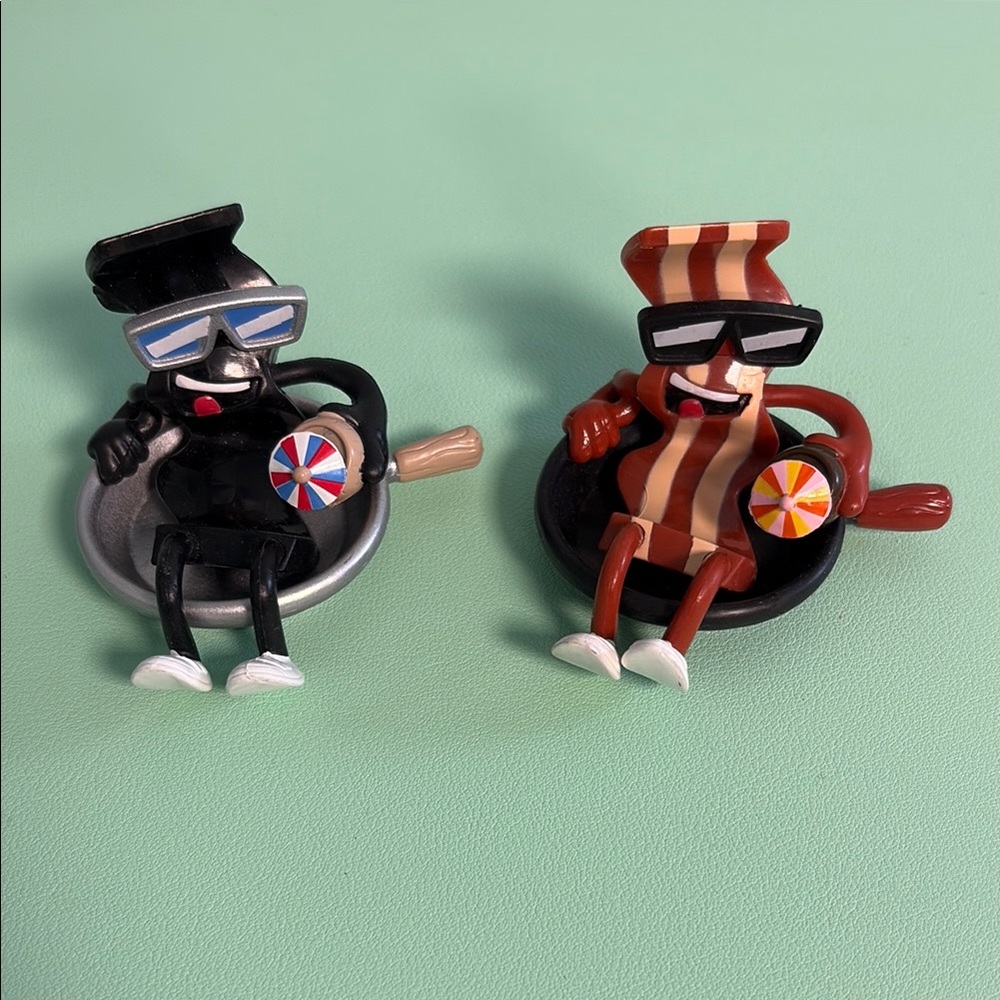 Bonkers Toy FGTeeV Black Bacon Charred Derpy & Derpy Bacon in Frying Pan Toys